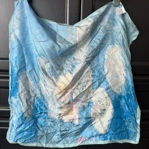 Women's Metropolitan Museum of Art Monet Water Lilies 100% Silk Square Scarf 21"